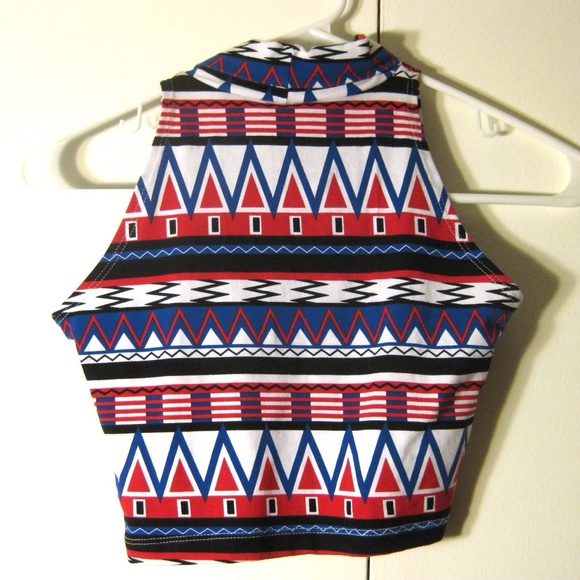 American Apparel Printed Crop Top - Picture 3 of 3